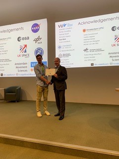 Moritz Eggelbusch receives John Holloszy Young Investigator Award at IBEC 2024