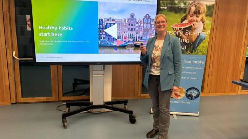 Presentatie over gezonde leefstijl in de kinderopvang op internationaal symposium