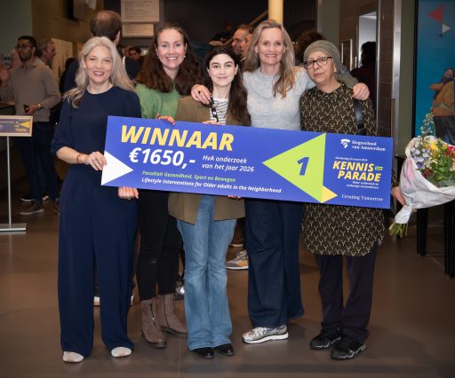 Gezond & Ontmoet in Osdorp uitgeroepen tot Onderzoek van het Jaar 2026